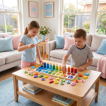 Förderung von Fähigkeiten - Montessori-Holzspielbrett