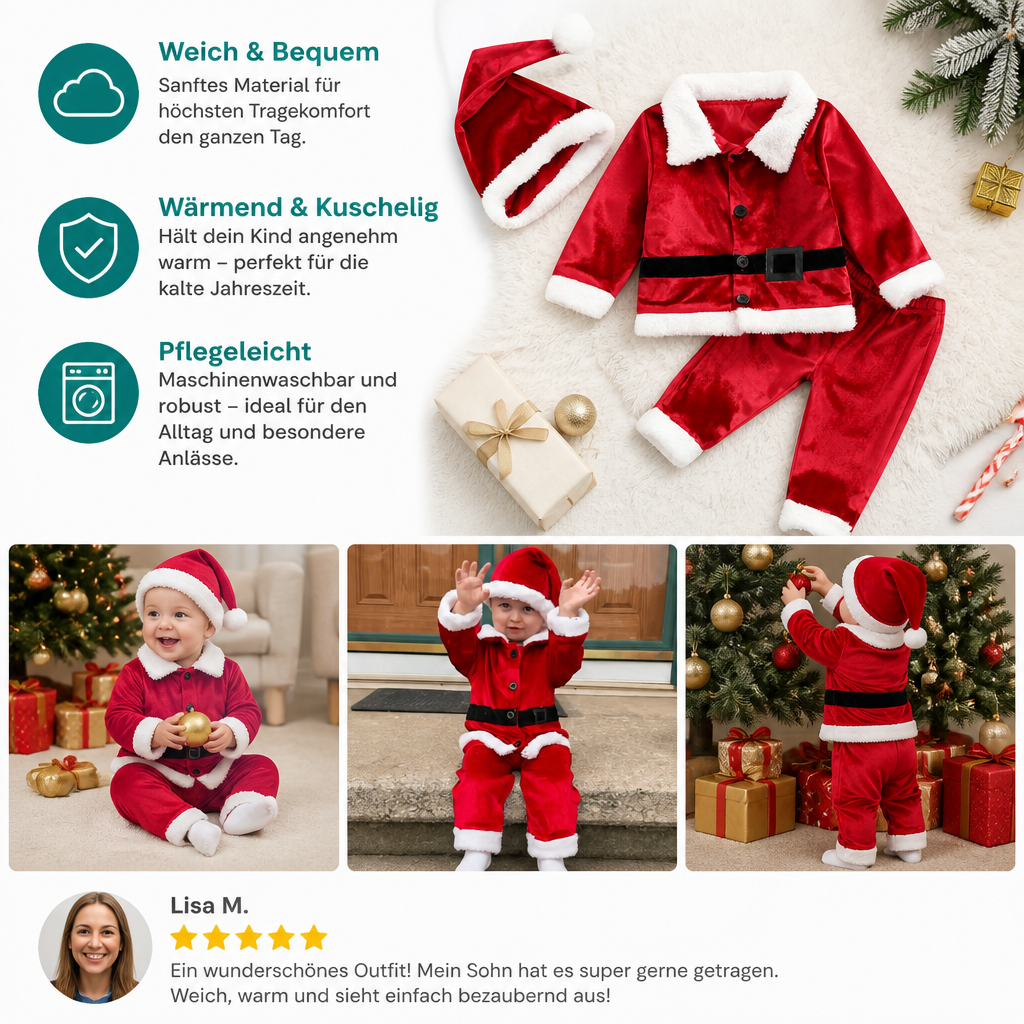 Weihnachtsmann-Kostümsets für Babys & Kleinkinder