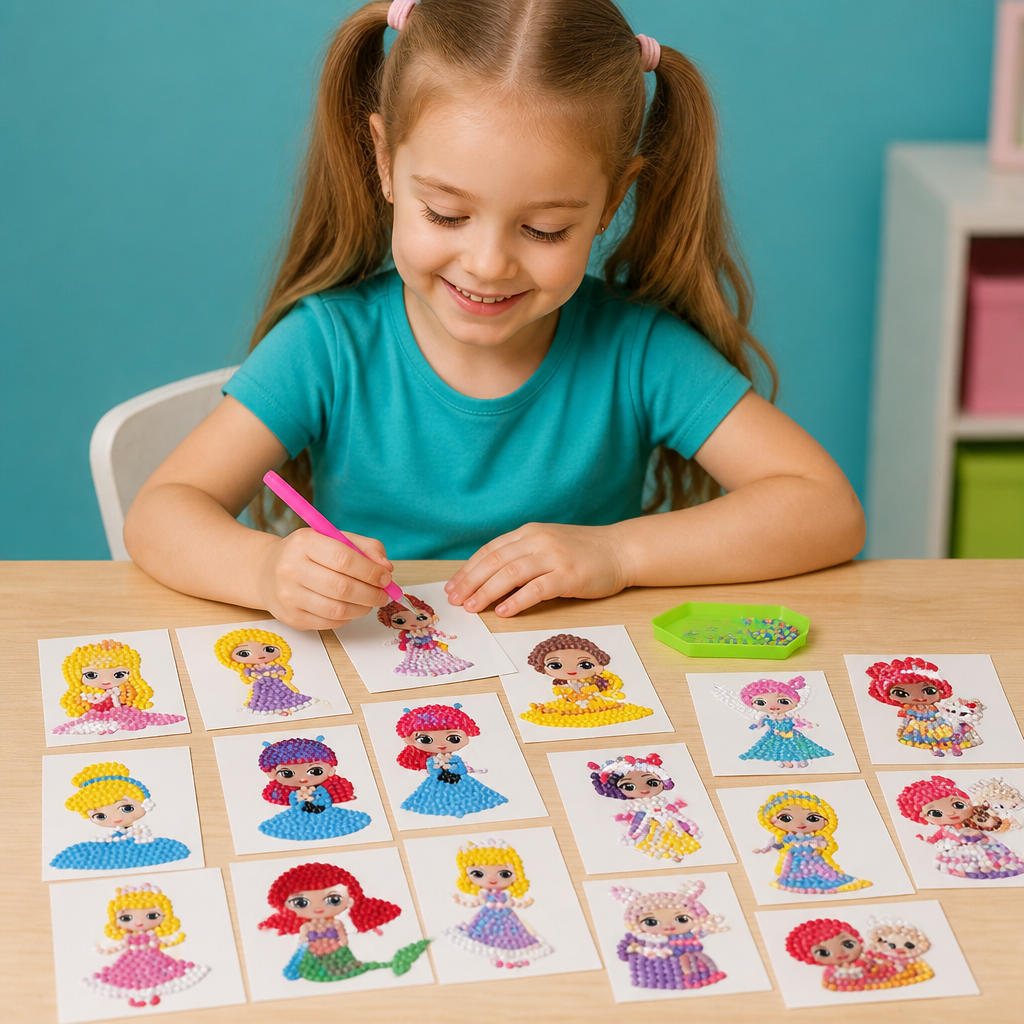 DIY-Diamond-Painting-Sticker-Bastelset für Kinder