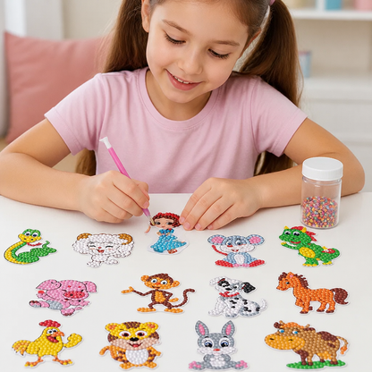 DIY-Diamond-Painting-Sticker-Bastelset für Kinder