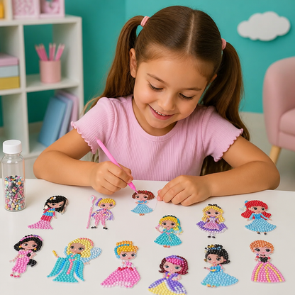 DIY-Diamond-Painting-Sticker-Bastelset für Kinder