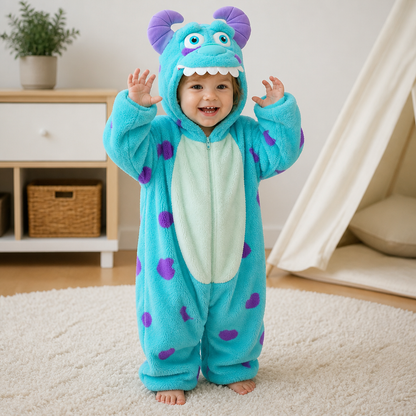 Kuscheliges flauschiges Kostüm für Babys & Kleinkinder