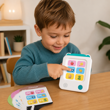 Interaktiver Englisch-Lernkartenleser für Kinder – Pädagogisches Lernspielzeug
