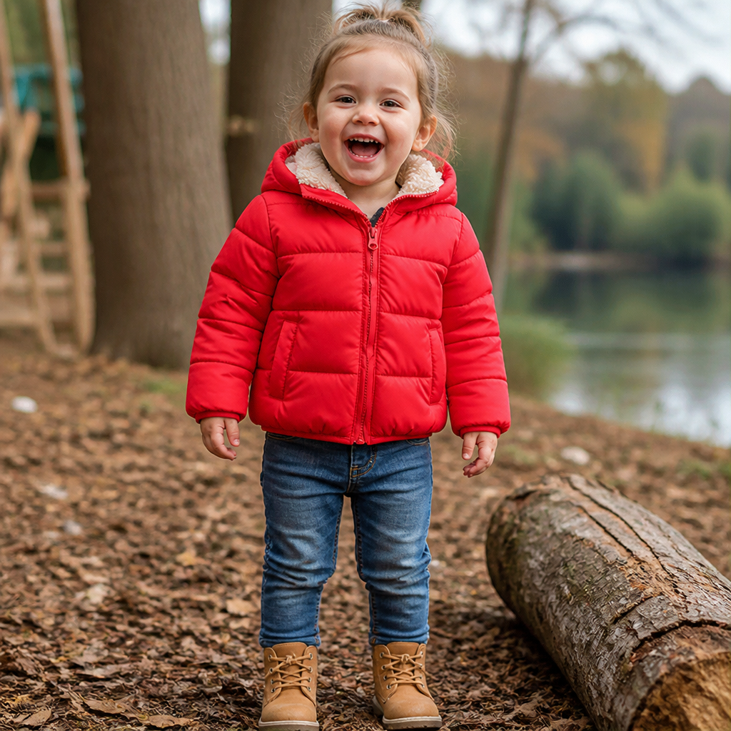 Gefütterte Steppjacke für Babys & Kleinkinder
