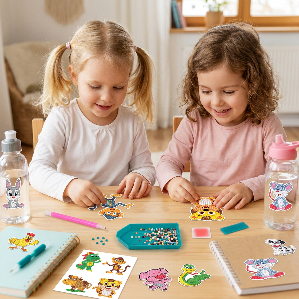 DIY-Diamond-Painting-Sticker-Bastelset für Kinder