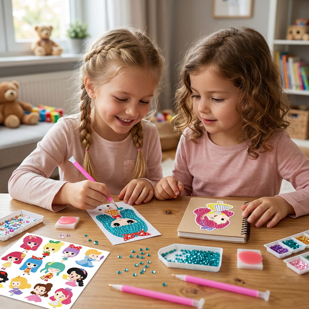 DIY-Diamond-Painting-Sticker-Bastelset für Kinder
