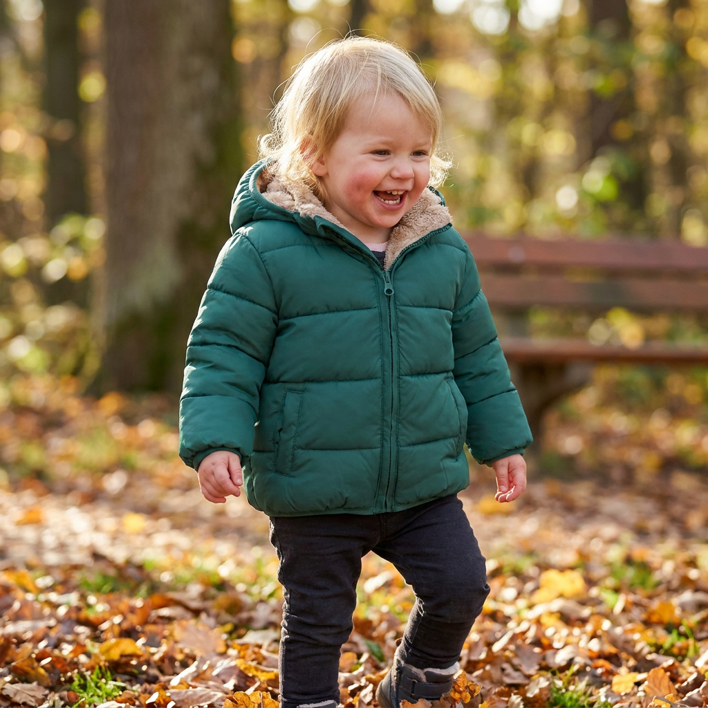 Gefütterte Steppjacke für Babys & Kleinkinder