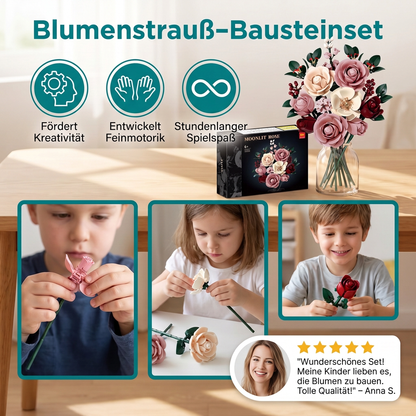 Blumenstrauß-Bausteinset