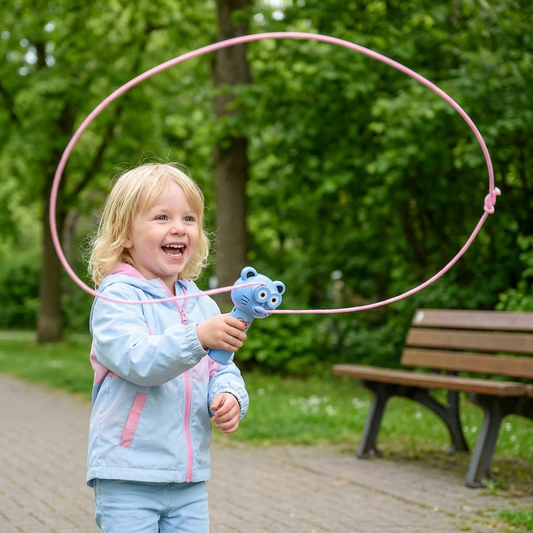 Lasso Spielzeug für Kinder – Rotierendes Seil im Katzen Design