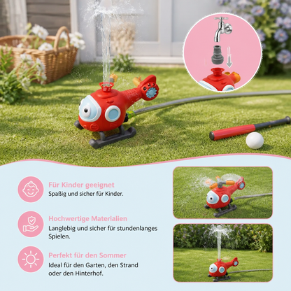 Kinder Baseball Helikopter Wassersprinkler für Outdoor Sommer Spaß