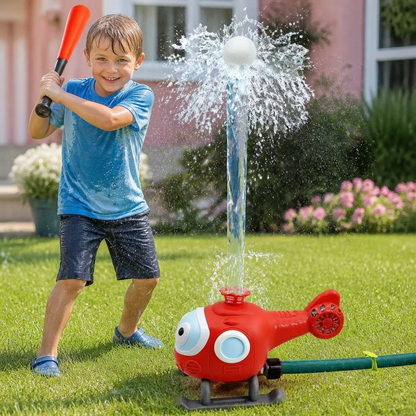 Kinder Baseball Helikopter Wassersprinkler für Outdoor Sommer Spaß