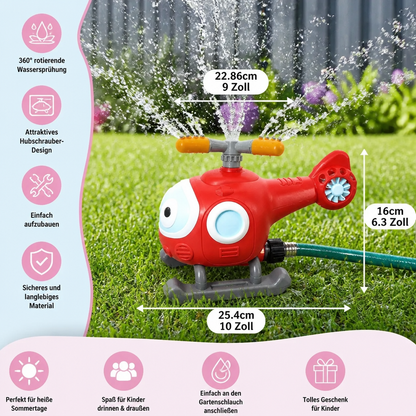 Kinder Baseball Helikopter Wassersprinkler für Outdoor Sommer Spaß