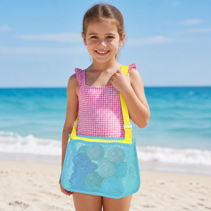 Kinder Netz Strand und Pool Tasche für Spielzeug und Zubehör