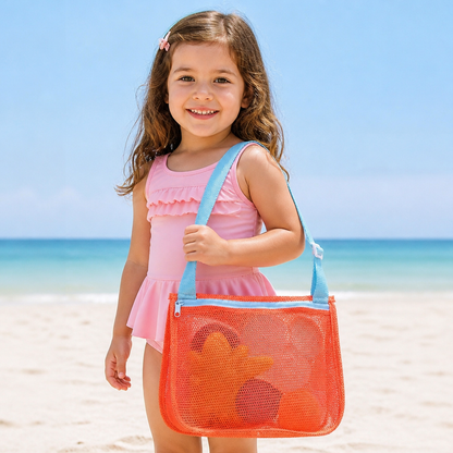 Kinder Netz Strand und Pool Tasche für Spielzeug und Zubehör