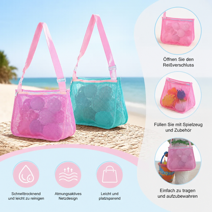 Kinder Netz Strand und Pool Tasche für Spielzeug und Zubehör