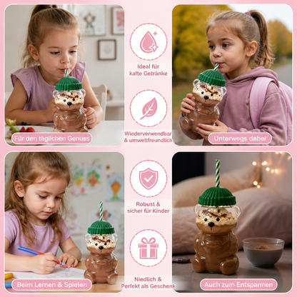 HoneyBear Kinder-Trinkflasche