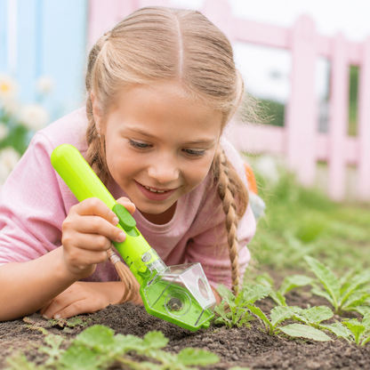Insektenfanger für Kinder mit 6-facher Lupe – Hilfsmittel zur Insektenbeobachtung für Entdeckungen im Freien