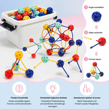 3D-STEM-Bausatz – Kreatives Lernspielzeug