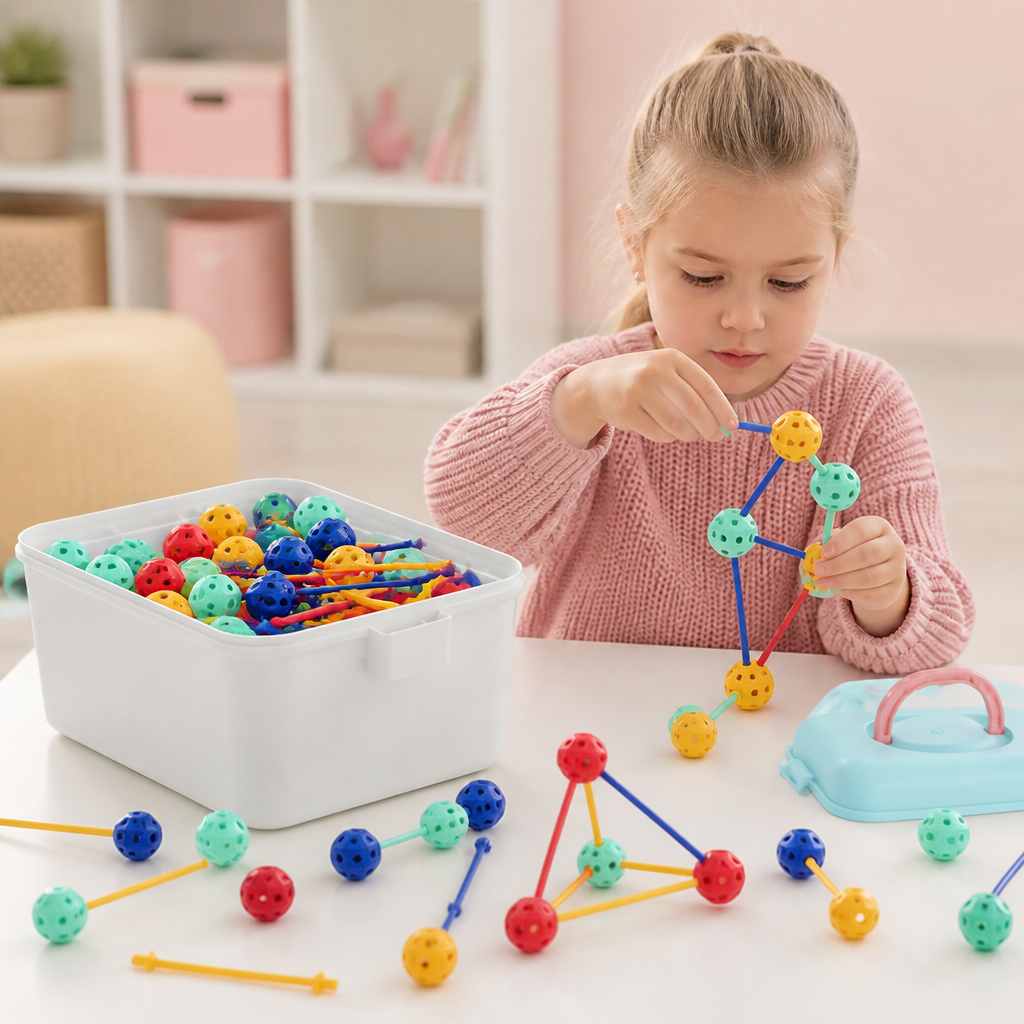 3D-STEM-Bausatz – Kreatives Lernspielzeug