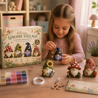 3D-Perlentier-Bastelset – DIY-Set für Mini-Perlenkunst für Anfänger