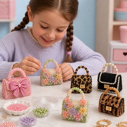 3D-Perlentier-Bastelset – DIY-Set für Mini-Perlenkunst für Anfänger