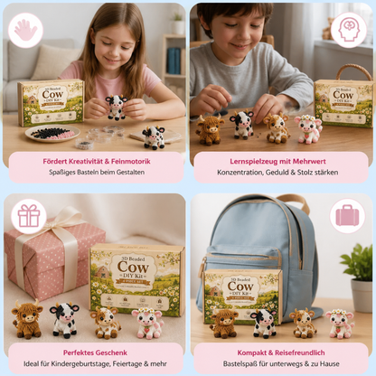 3D-Perlentier-Bastelset – DIY-Set für Mini-Perlenkunst für Anfänger