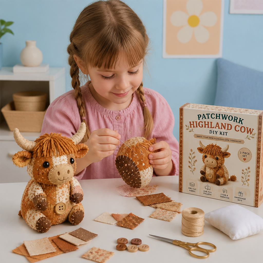 DIY Nähset für Tiere – Bastelset für handgefertigte Stoffornamente