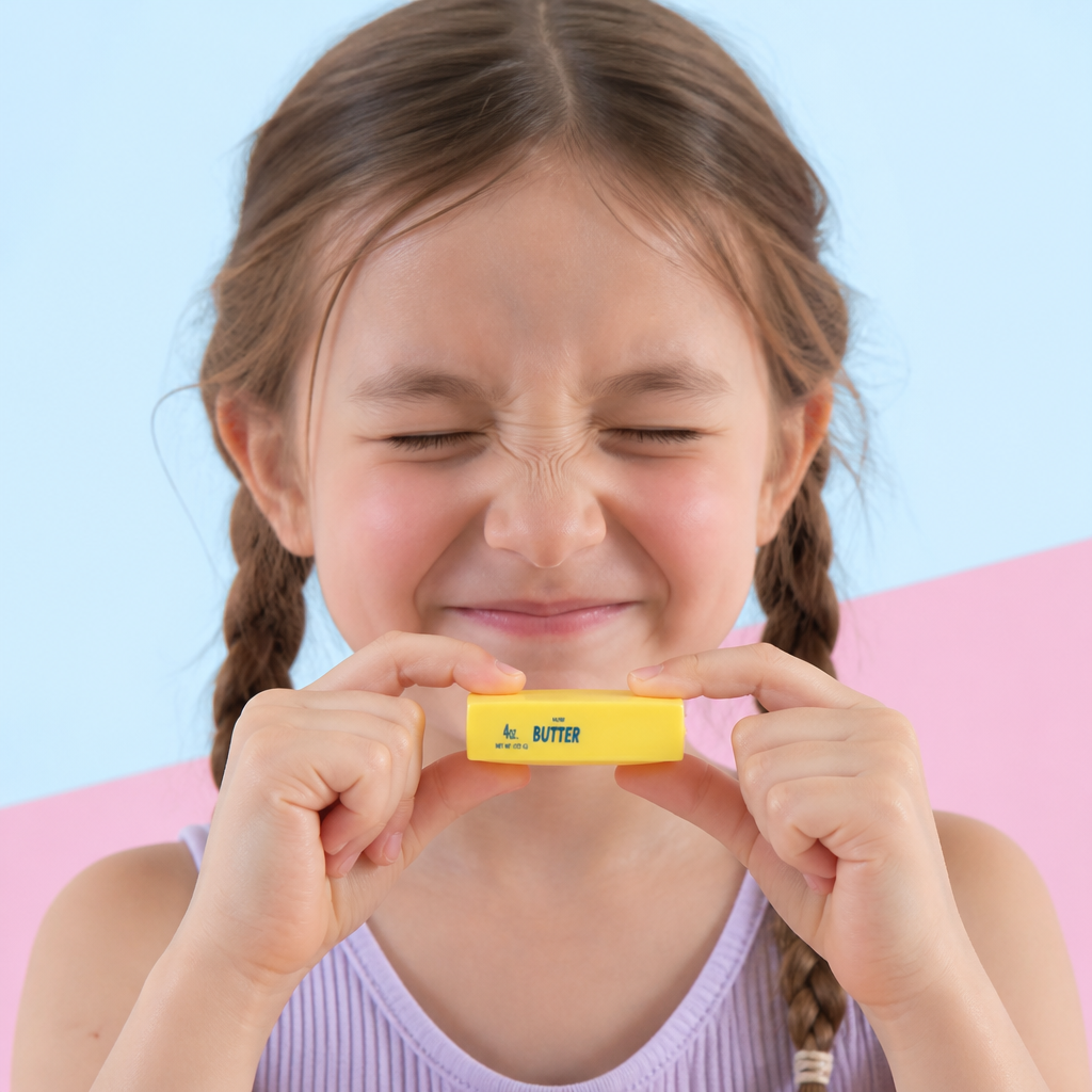 Jumbo-Squishy-Butter-Stick – Langsam aufquellender Stressball und sensorisches Fidget-Spielzeug