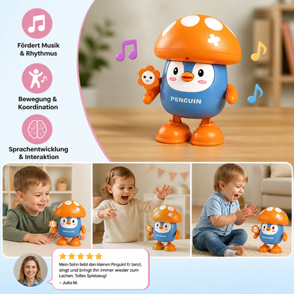 Interaktives sprechendes und tanzendes Pinguin-Spielzeug mit Musik