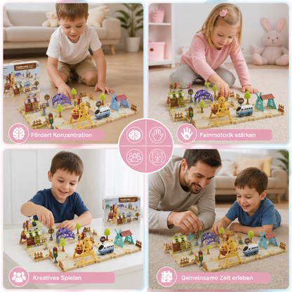 DIY-Eisenbahn-Bausatz für den Vergnügungspark
