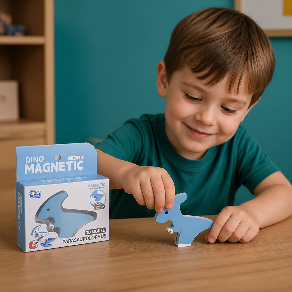 Magnetisches Tier-Skelett-Bauset – Zerlegbares STEM-Lernspielzeug