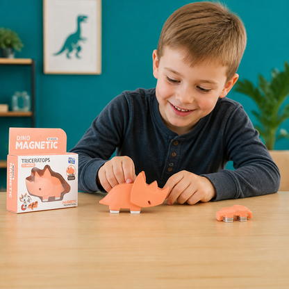 Magnetisches Tier-Skelett-Bauset – Zerlegbares STEM-Lernspielzeug
