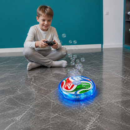 Ferngesteuerter Fußball-Seifenblasenball mit Licht & Musik