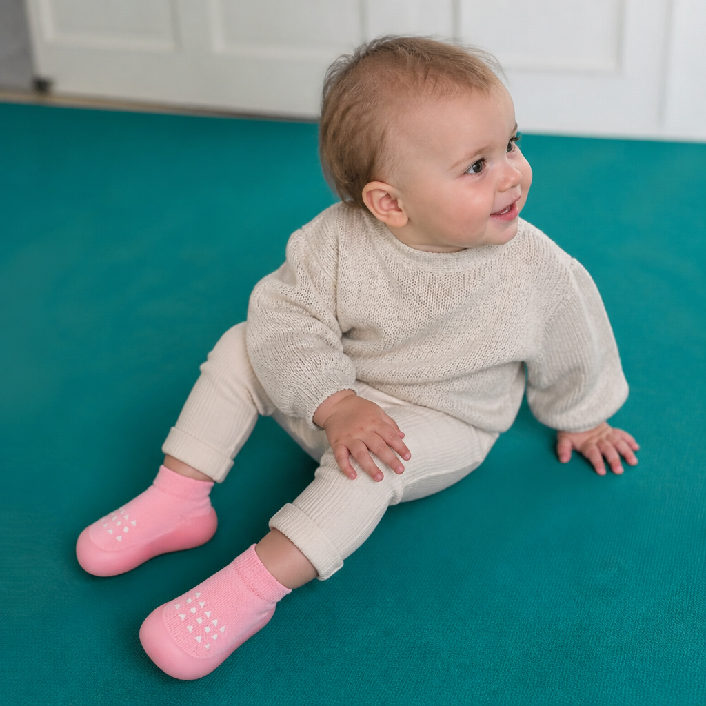 Baby-Sockenschuhe – Leichte & atmungsaktive Lauflernschuhe