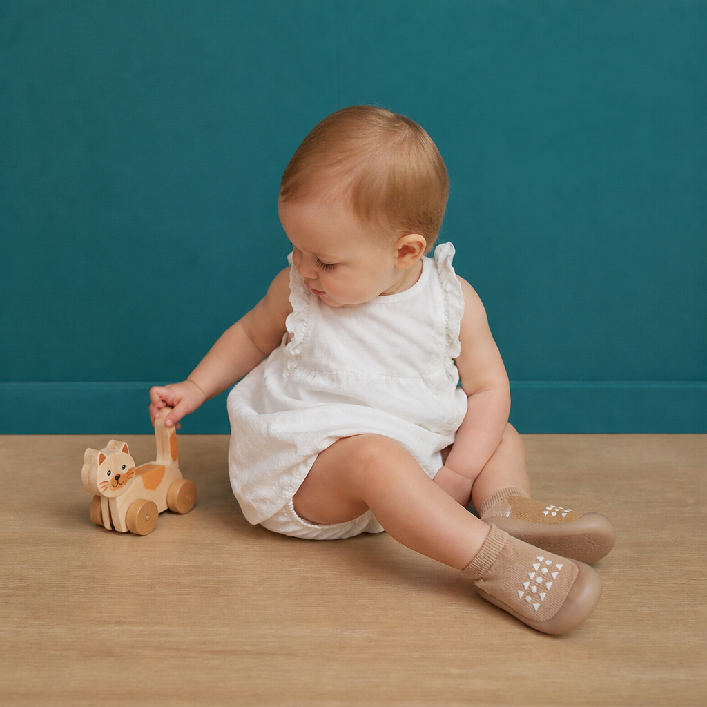 Baby-Sockenschuhe – Leichte & atmungsaktive Lauflernschuhe