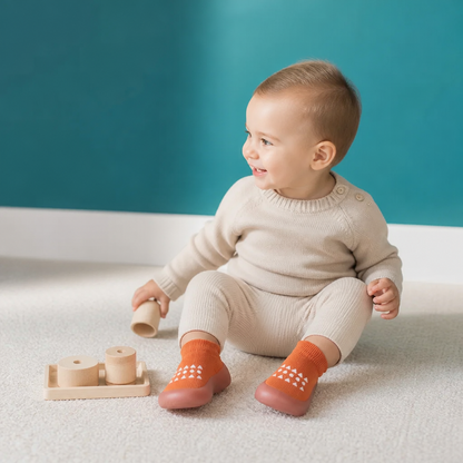 Baby-Sockenschuhe – Leichte & atmungsaktive Lauflernschuhe