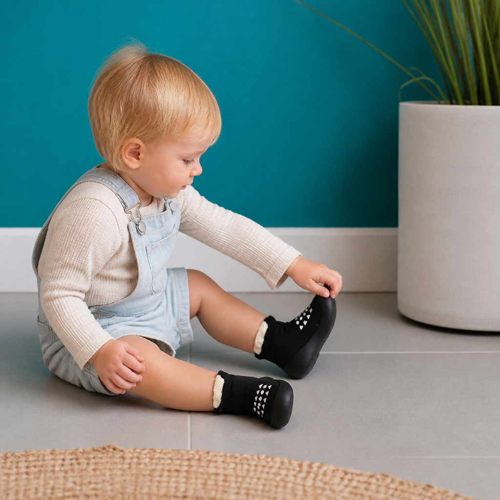 Baby-Sockenschuhe – Leichte & atmungsaktive Lauflernschuhe