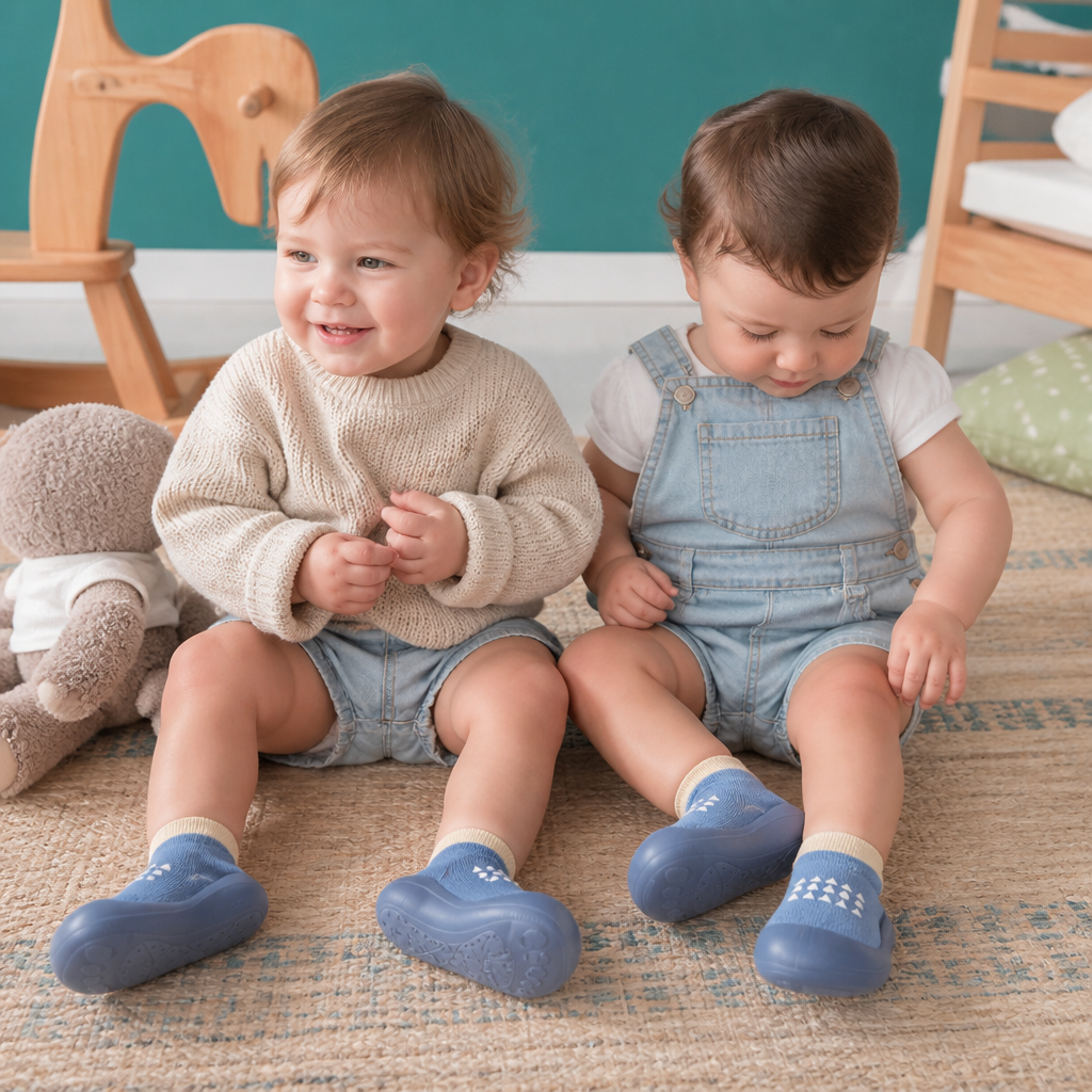 Baby-Sockenschuhe – Leichte & atmungsaktive Lauflernschuhe