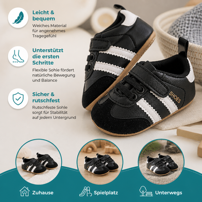 Klassische Retro-Babysneaker – Lauflernschuhe mit weicher Sohle