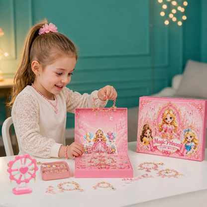 Prinzessinnen-DIY-Adventskalender zum Schmuck- & Armbänderbasteln
