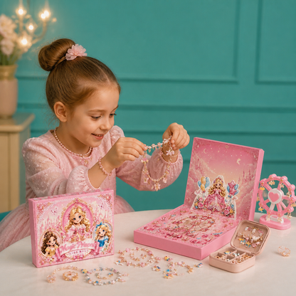 Prinzessinnen-DIY-Adventskalender zum Schmuck- & Armbänderbasteln
