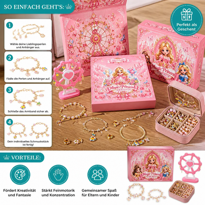Prinzessinnen-DIY-Adventskalender zum Schmuck- & Armbänderbasteln