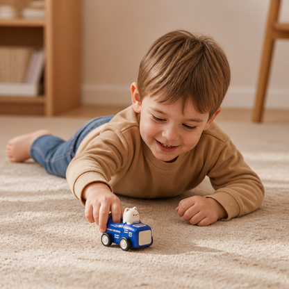 Press-&-Go Tierflugzeug- & LKW-Spielzeug für Kinder