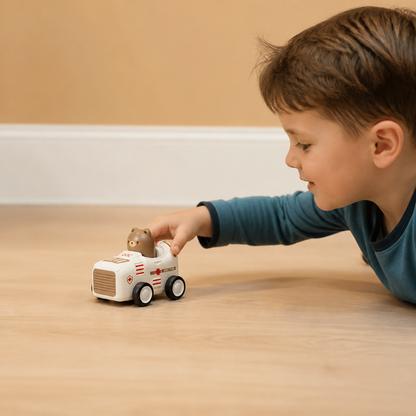 Press-&-Go Tierflugzeug- & LKW-Spielzeug für Kinder