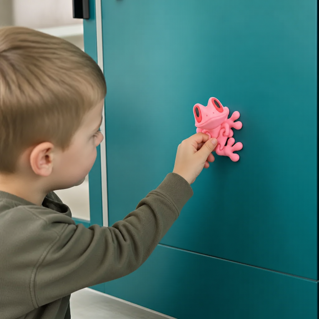 3D-gedrucktes magnetisches flexibles Frosch-Fidget-Spielzeug