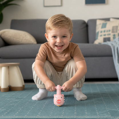 Interaktiver leuchtender Musikkreisel für Kinder