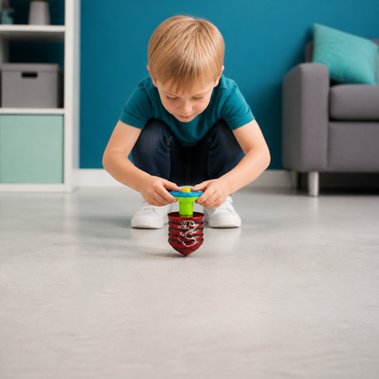 Interaktiver leuchtender Musikkreisel für Kinder