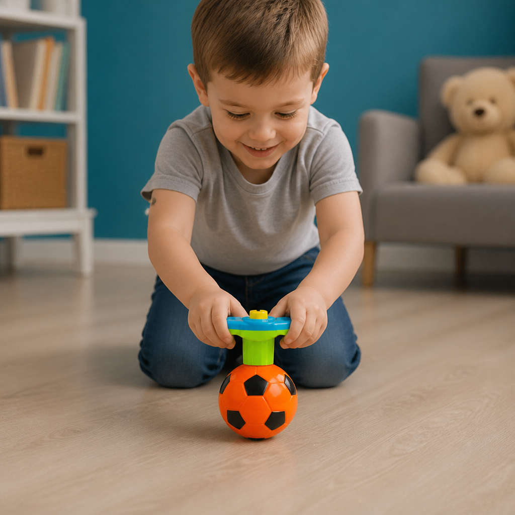 Interaktiver leuchtender Musikkreisel für Kinder