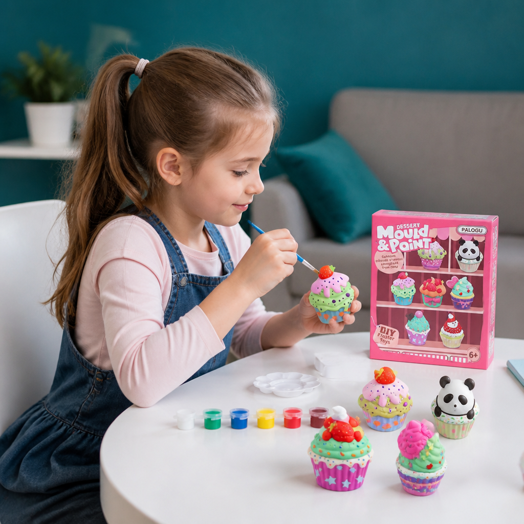 DIY-Tier-Gipsmalset – Formen, Bemalen & Gestalten für Kinder