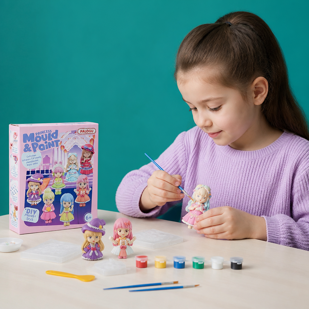 DIY-Tier-Gipsmalset – Formen, Bemalen & Gestalten für Kinder